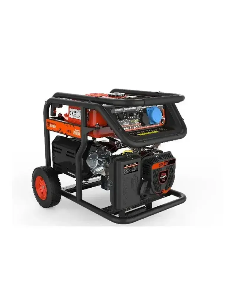 Generador Eléctrico de 7 kW con motor de 4 tiempos a gasolina Mulhacen Cube Genergy