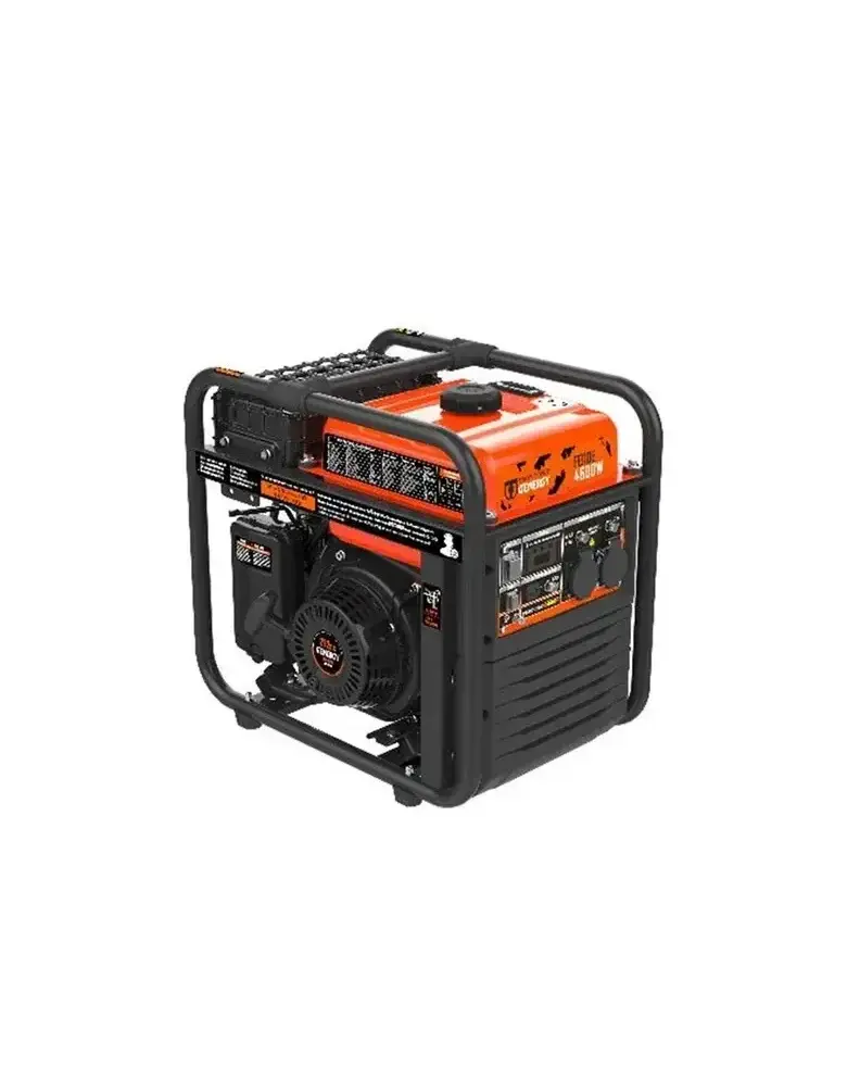 Generador Monofásico Eléctrico abierto con motor a gasolina de 4 8 kW Feroe Genergy
