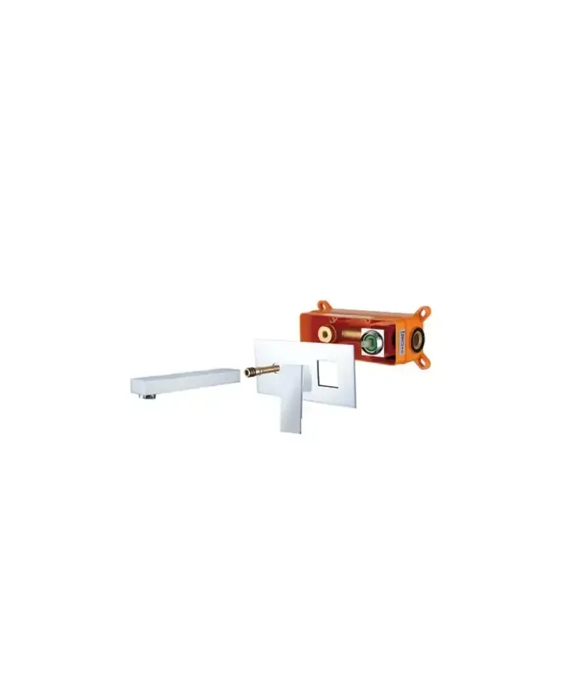 Grifería empotrable de lavabo con caño de 17,8 cm y acabado cromo ORIONde GME