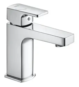 Grifo compacto de lavabo con desagüe click clack acabado cromado L90 Roca