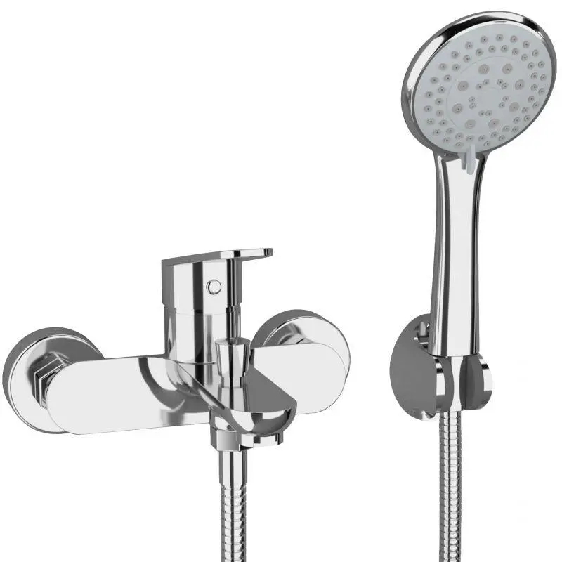 Grifo de bañera ducha monomando cromado Pisuerga de Valaz