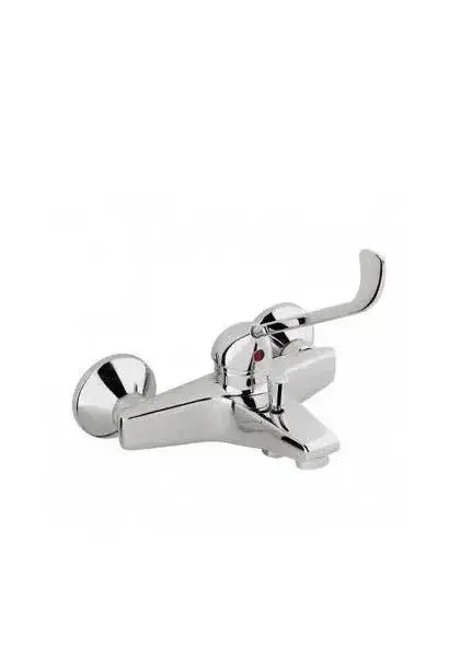 Grifo de Bañera Monomando Gerontológico con Kit de Ducha Easy Unisan