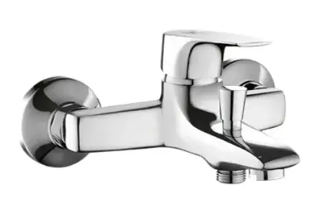 Grifo de baño de latón con acabado cromado Sinua Källa