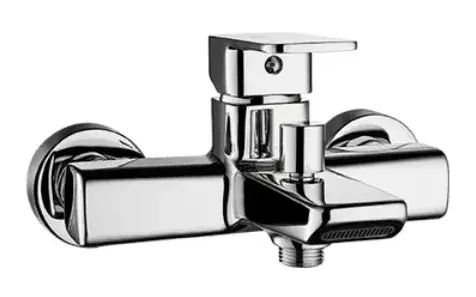 Grifo de baño de latón con acabado cromado Skara Källa