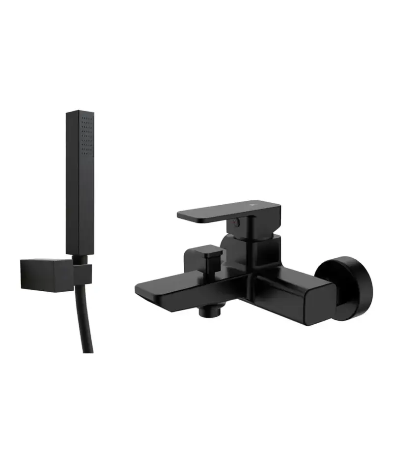 Grifo de baño de latón negro mate Skara Källa