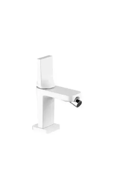 Grifo de Bidé Monomando Blanco Line 42 Unisan