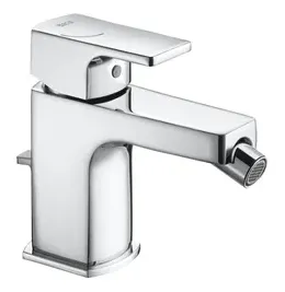 Grifo de bidet con desagüe automático y acabado cromado Cold Start L90 Roca