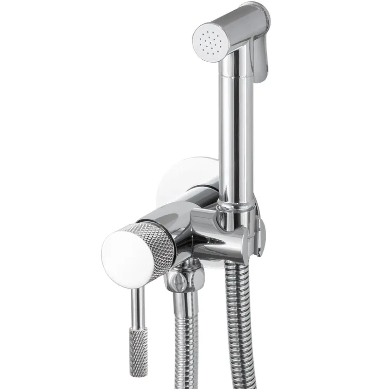 Grifo de bidet empotrado redondo cromado acabado maneta luxury Torina de Valaz