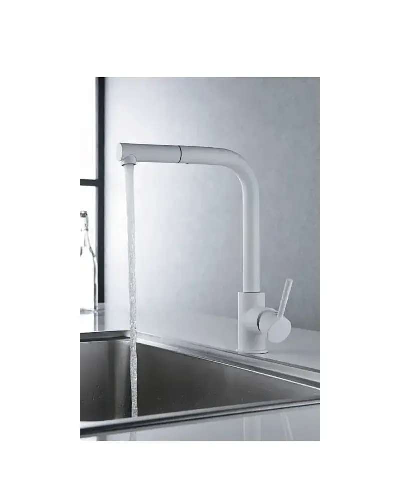 Grifo de cocina Malta blanco mate de Imex