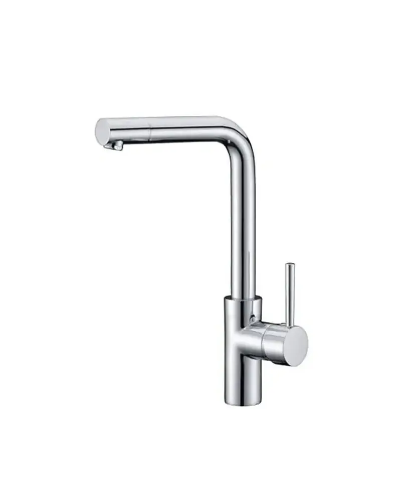 Grifo de cocina monomando de caño alto con bocal orientable cromado Venecia de Imex