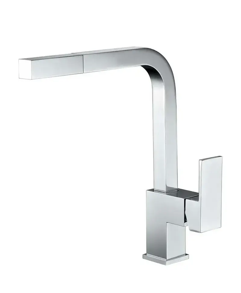 Grifo de cocina monomando de caño alto con manguera con teleducha Constanza de Imex