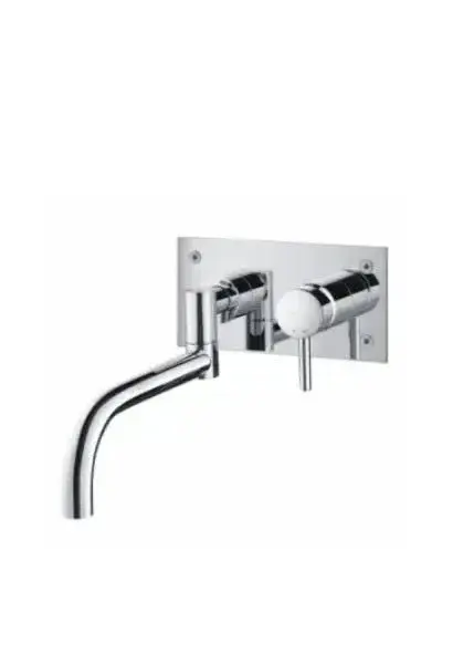 Grifo de Cocina Monomando Empotrable Tube Unisan - Caño Giratorio, Latón Cromado