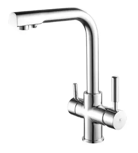 Grifo de fregadero de latón con acabado cromado Osmosis de Källa