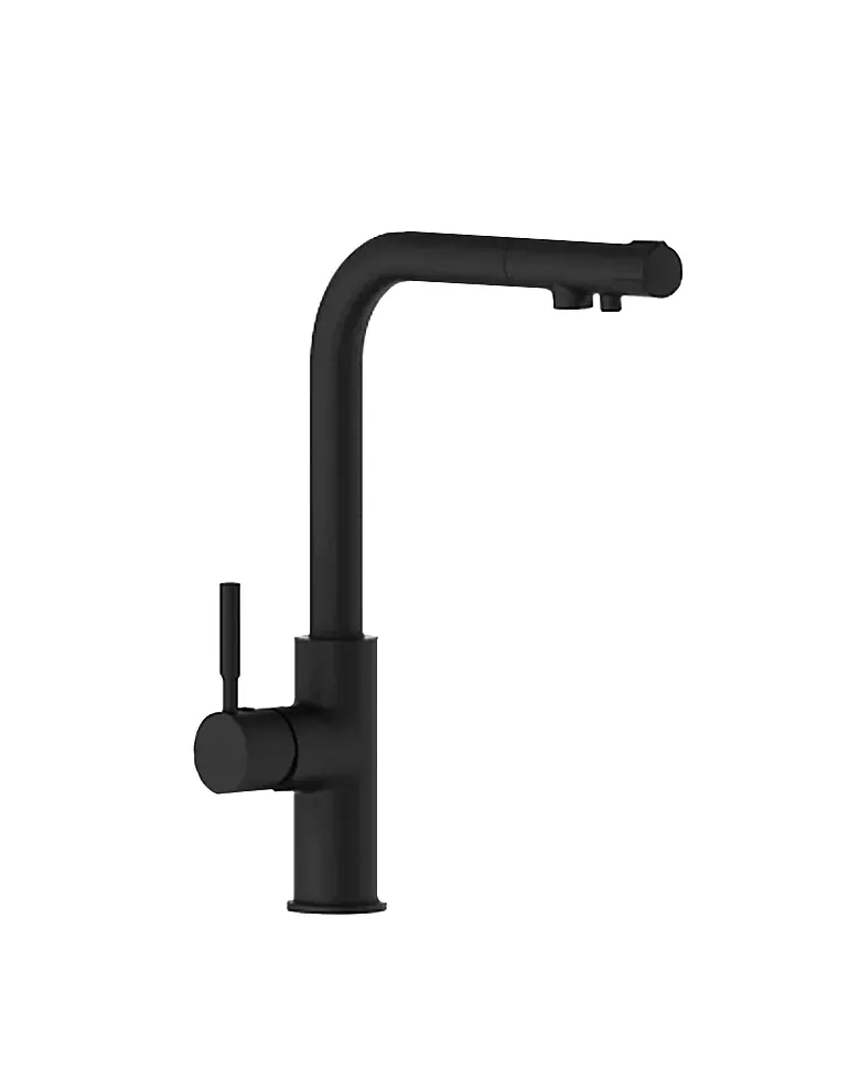 Grifo de fregadero Osmosis Design lacado negro de Källa