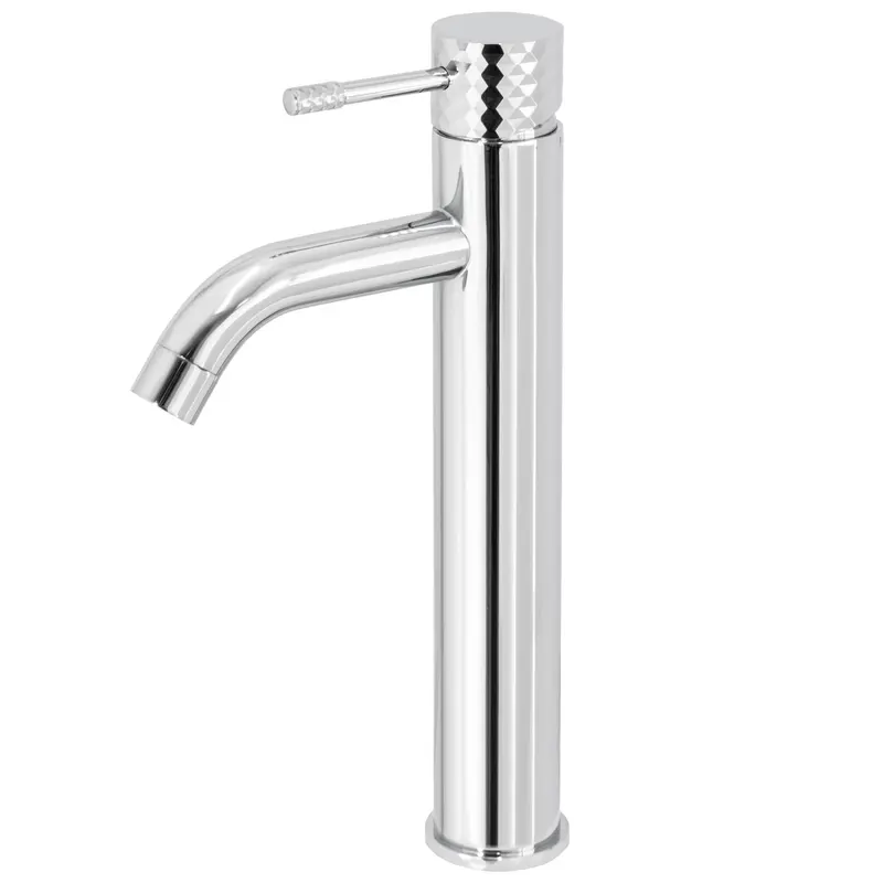 Grifo de lavabo alto monomando con maneta luxury en cromado Oda de Valaz