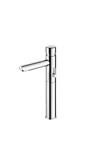Grifo de Lavabo Caño Alto con Temporizador New Ícone Unisan - Cromo