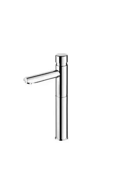 Grifo de Lavabo Caño Alto Temporizador Latón Cromado New Ícone Unisan