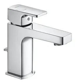 Grifo de lavabo compacto con desagüe automático acabado cromado L90 de Roca