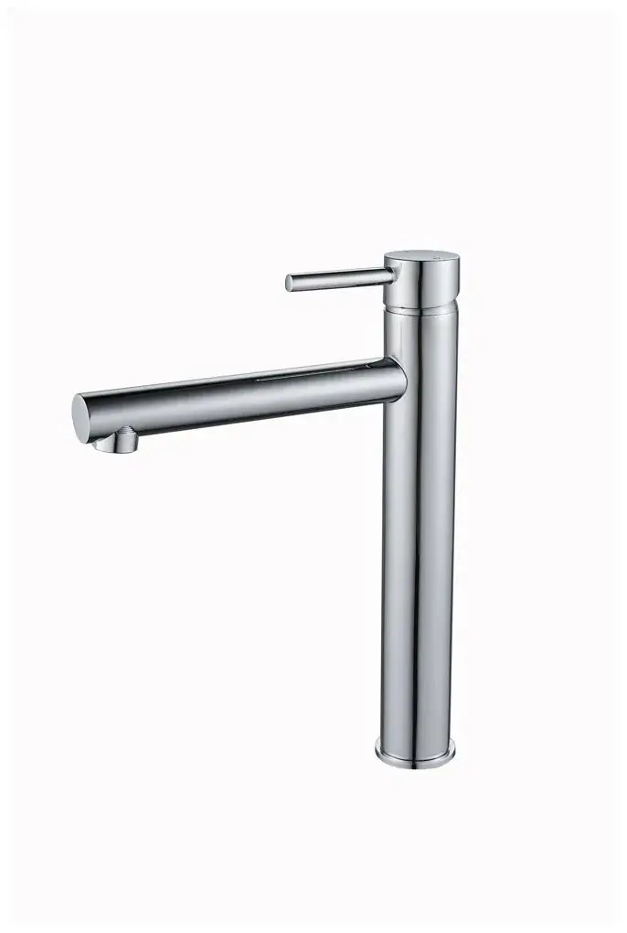 Grifo de lavabo con monomando para baño de 4,5 cm en latón con acabado cromado Arena Källa