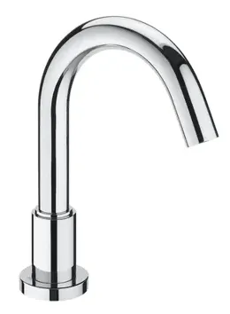 Grifo de lavabo de alimentación a pilas de latón con acabado cromado Loft Roca