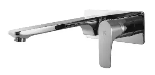 Grifo de lavabo empotrado de latón con acabado cromado Sinua Källa