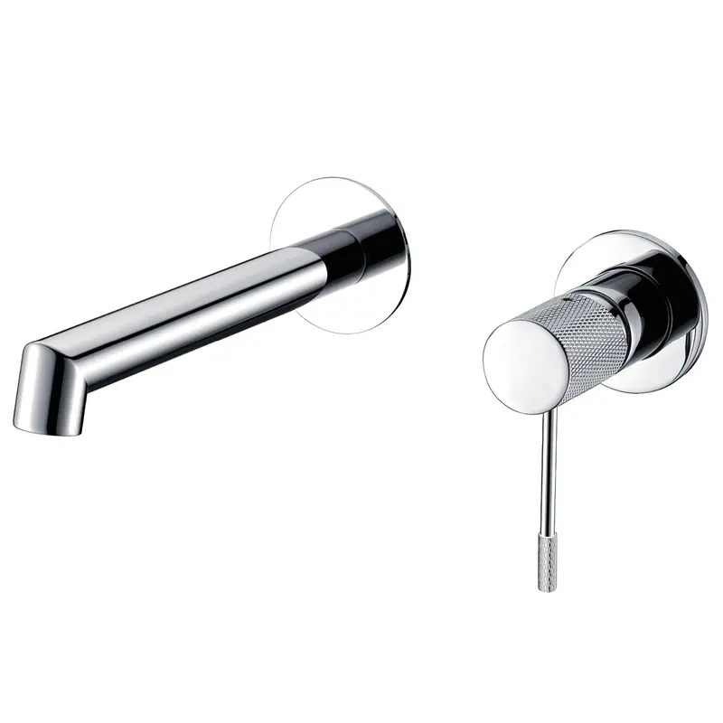 Grifo de lavabo empotrado monomando con maneta luxury en cromado Torina de Valaz