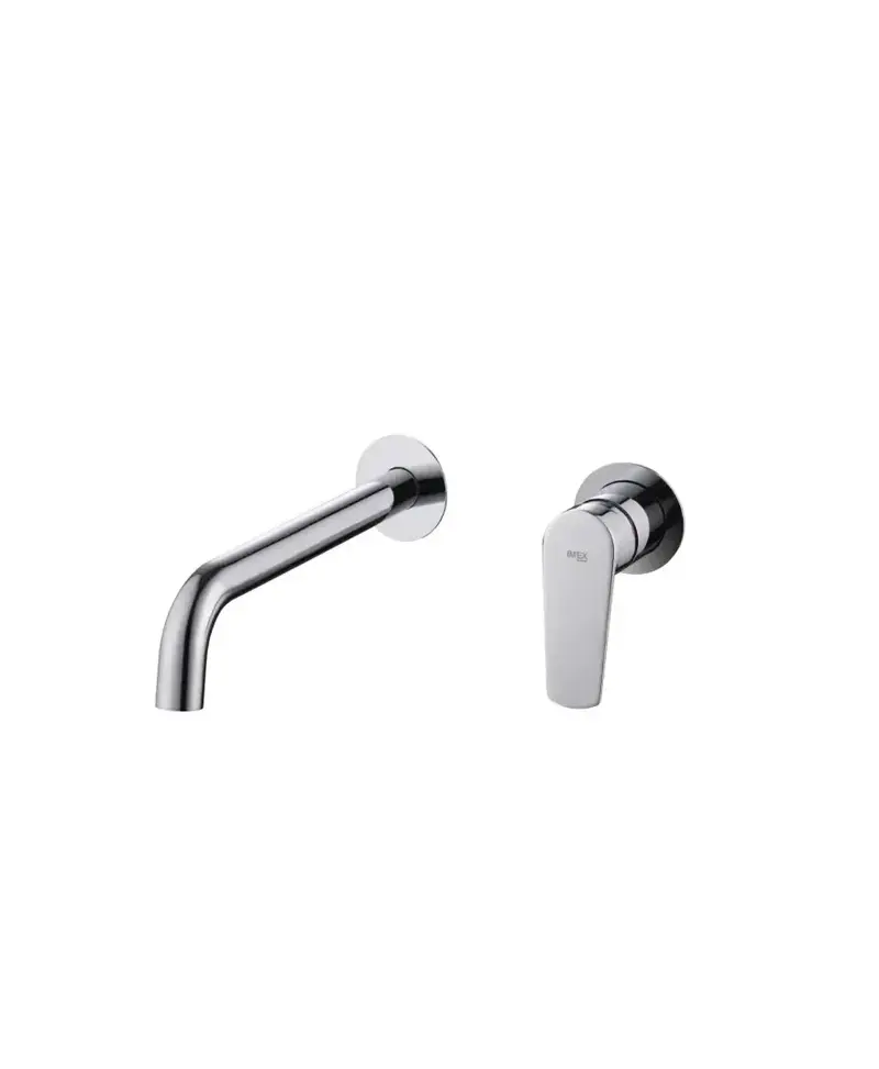 Grifo de lavabo empotrado monomando fabricado de latón con acabado cromado Belgica de Imex
