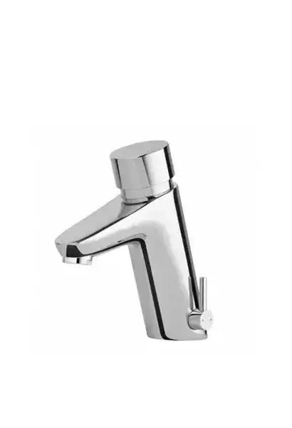 Grifo de Lavabo Mezclador con Temporizador Lock Unisan - Cromo, Latón