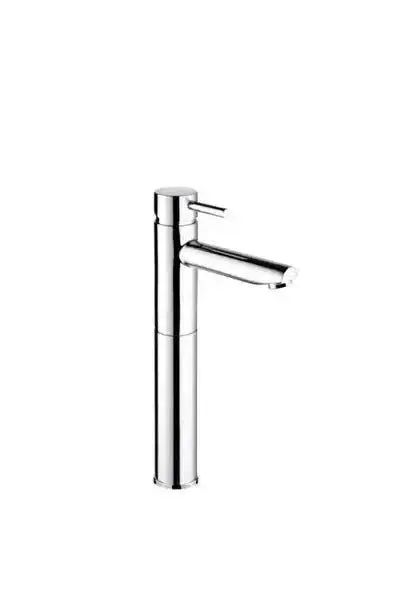 Grifo de Lavabo Monomando Caño Alto 18 cm Latón Cromo New Ícone Unisan