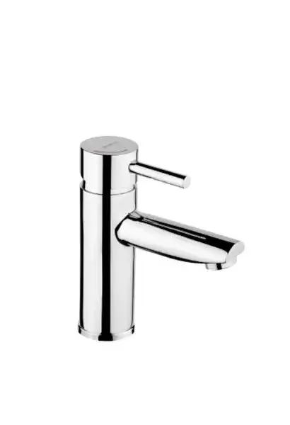 Grifo de Lavabo Monomando Circular New Ícone Unisan - Latón Cromado con Sistema ColdOpen