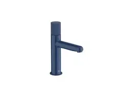 Grifo de lavabo monomando con acabado azul cobalto Nu Roca