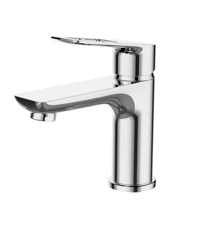 Grifo de lavabo monomando de latón con acabado cromado de Bass Kassandra