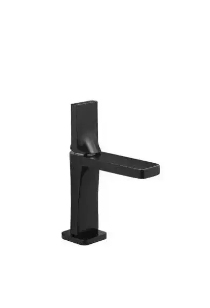 Grifo de Lavabo Monomando Line 42 Unisan – Latón Negro Elegante
