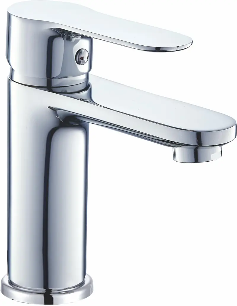 Grifo de lavabo monomando redondo en cromado Viar de Valaz