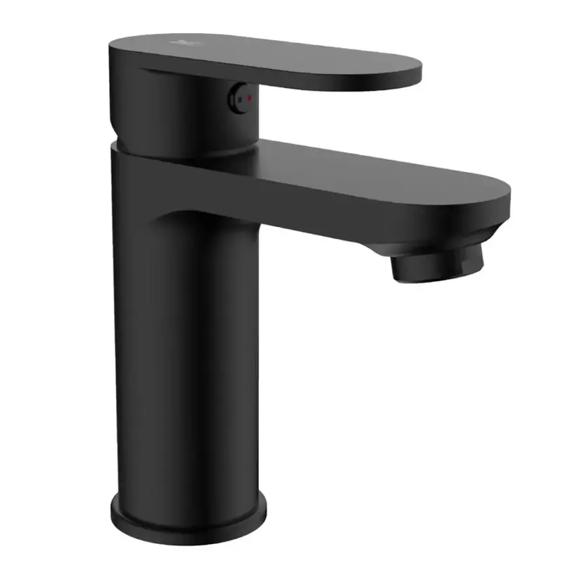 Grifo de lavabo negro mate con diseño Legend Källa
