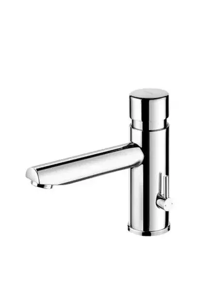 Grifo de lavabo temporizado New Ícone Unisan – Latón cromado 18 cm