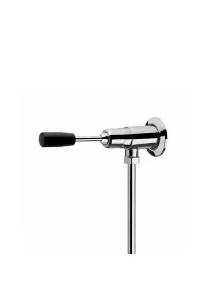 Grifo de Pared con Temporizador Eco Unisan – Latón Cromado, Maneta Clínica 19 cm