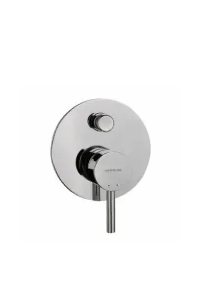 Grifo de Pared Monomando para Bañera Tube Unisan - Cromo, Latón