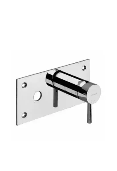 Grifo de Pared para Columna de Ducha 21 cm Latón Cromado Unisan Tube
