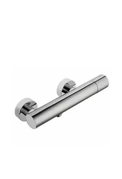 Grifo de Pared para Ducha Monomando 30 cm Latón Cromo - Unisan Single