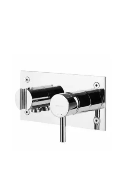 Grifo de Pared para Ducha Monomando Horizontal Tube Unisan