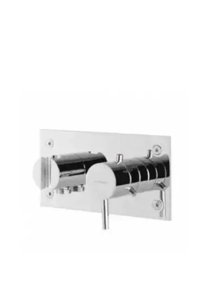 Grifo de Pared para Ducha Monomando Termostático Tube Unisan - Cromo
