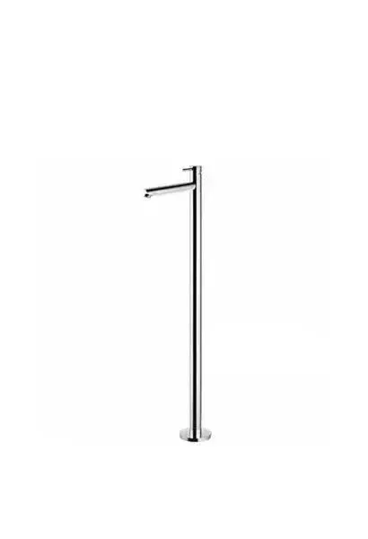 Grifo de Pie Monomando para Lavabo New Ícone Unisan - 41 cm, Latón Cromado