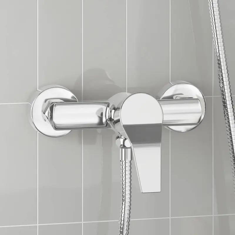 Grifo Mezclador de Ducha Cromado G 1 / 2 pulgadas Latón