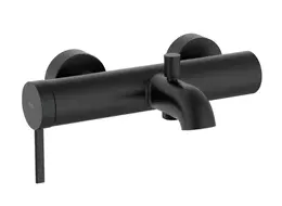 Grifo monocomando exterior de ducha con inversor automático acabado negro mate Ona Roca