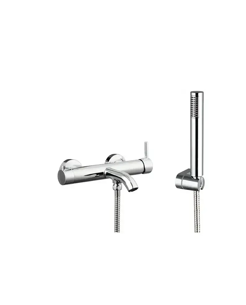 Grifo monomando caño alto para lavabo fabricado en laton con un acabado en color cromado Sirio de GME