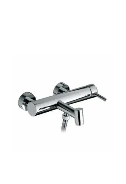 Grifo Monomando de Bañera Tube Eco Unisan - Latón Cromado, Ahorro de Agua