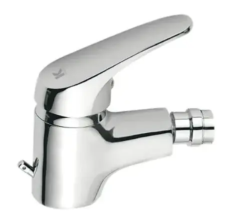 Grifo monomando de bidé de latón con acabado cromado BASIC Källa