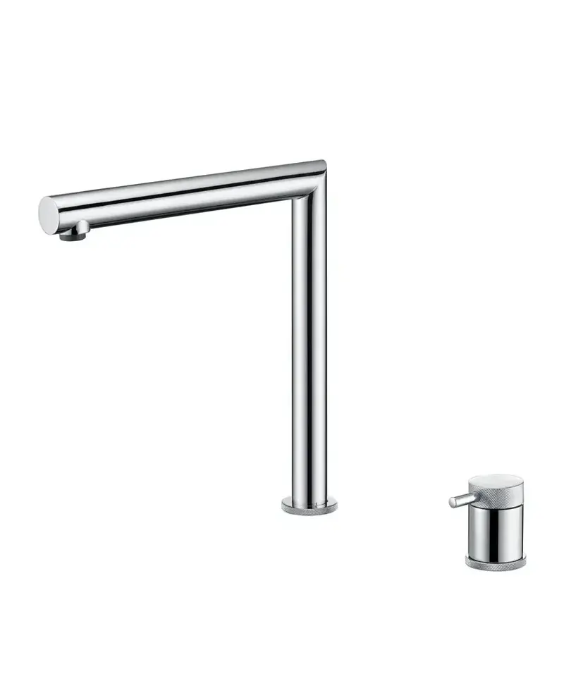 Grifo monomando de cocina con caño plegable en altura acabado cromado Itaca de Imex
