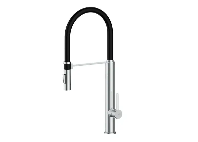 Grifo monomando de fregadero con acabado cepillado y manguera de silicona opcional Pilot Källa